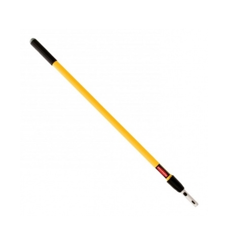 фото: Ручка швабры Rubbermaid Hygen 121.9-182.9см телескопическая, желтая, FGQ75500YL00