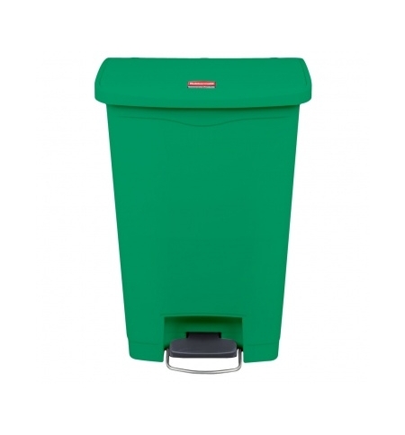 фото: Контейнер для мусора с педалью Rubbermaid Step-On 50л зеленый, 1883584