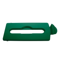 Крышка для мусорного контейнера Rubbermaid Slim Jim бумага, зеленая, 2007886