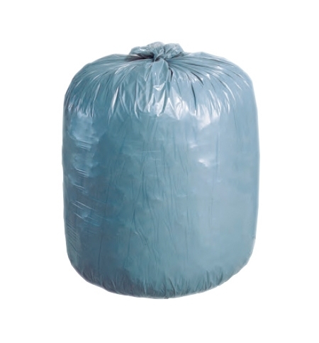 фото: Мешки для мусора Rubbermaid Polyliner 121.1л, 30мкм, серые, 300шт/уп, FG500788GRAY